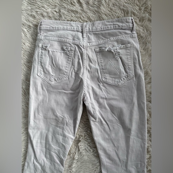 Mother Superior Denim High Waisted Rascal Ankle Jeans Devil Drinks Coffee Sz 30 - Picture 14 of 15